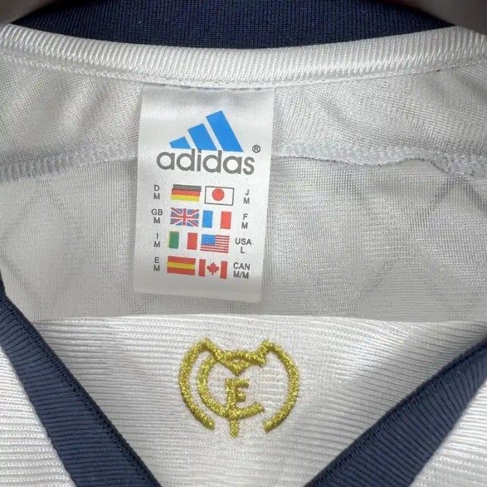 Real Madrid 1998-00 Home Retro Soccer Jersey - Fan Version