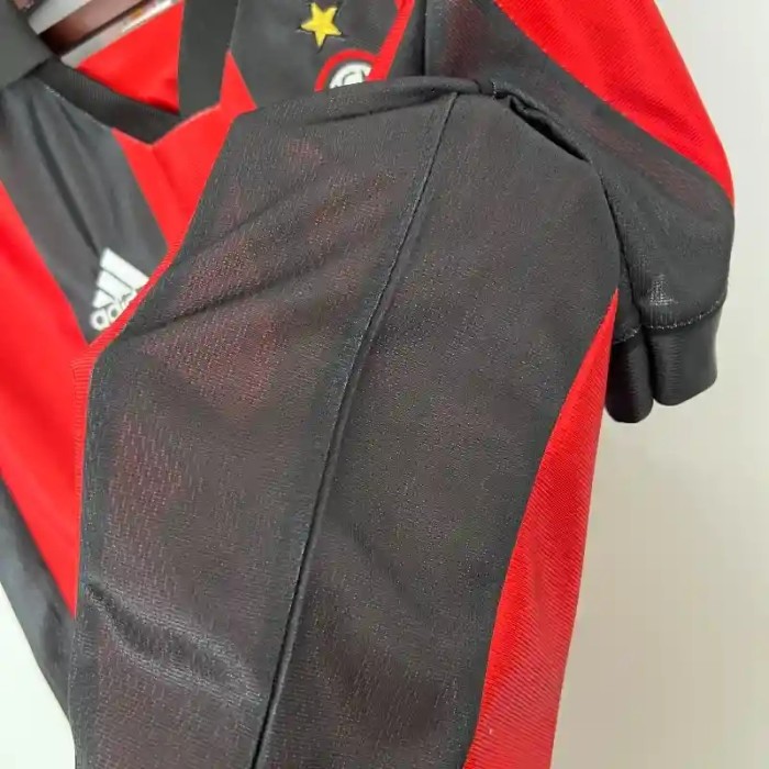 AC Milan 1998-99 Home Retro Soccer Jersey - Fan Version