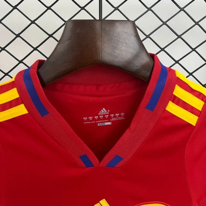 Spain 2010 Retro Home Soccer Jersey- Kids Kit