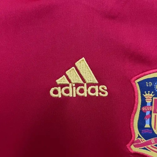 Spain 2010 Retro Home Soccer Jersey- Kids Kit