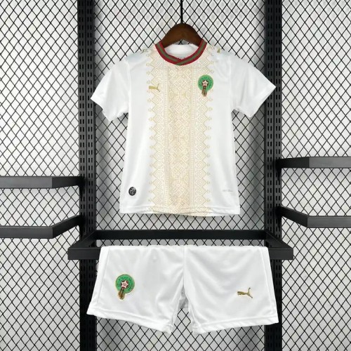 Morocco 2026 World Cup Away Soccer jersey – Kids Kit