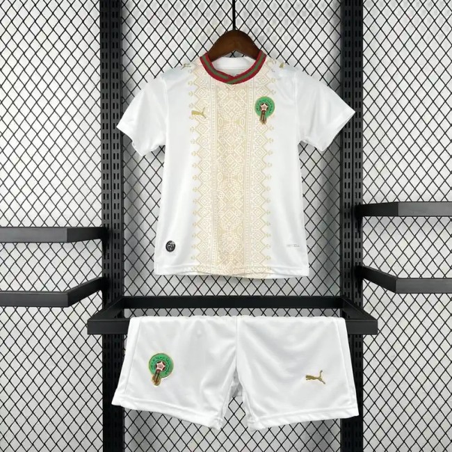 Morocco 2026 World Cup Away Soccer jersey – Kids Kit