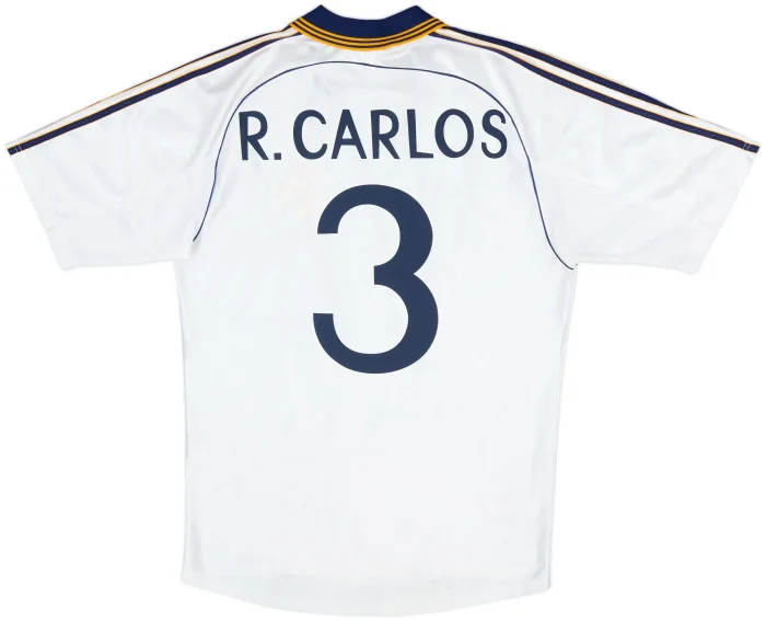 Real Madrid 1998-00 Home Retro Soccer Jersey - Fan Version