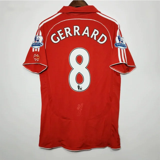 Liverpool 2006-07 Home Retro Soccer Jersey - Fan Version
