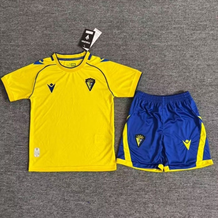 Cadiz 25/26 Home Soccer Jersey – Kids Kit