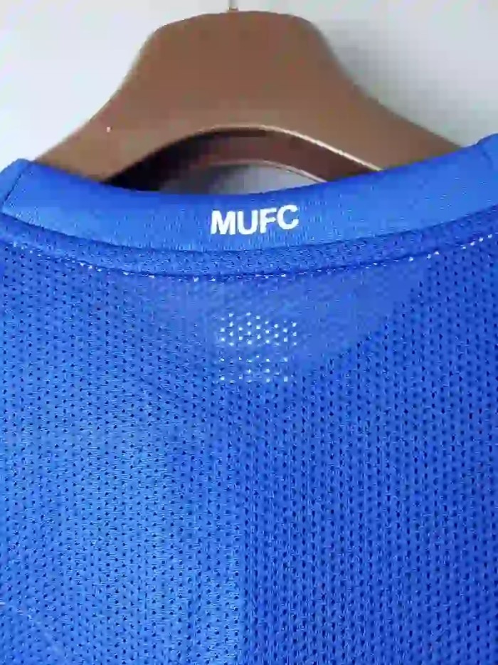 Long Sleeve Manchester United 2007-08 Away Retro Soccer Jersey - Fan Version