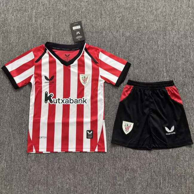 Athletic Bilbao 26/27 Home Soccer Jerseys – Kids Kit