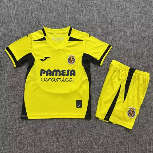 Villarreal 26/27 Home Soccer Jersey – Kids Kit