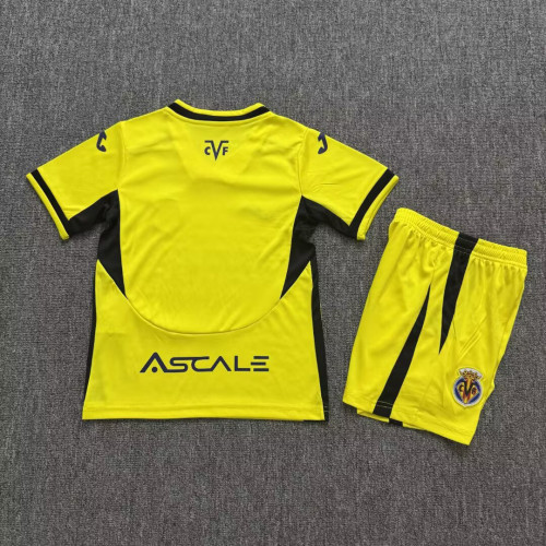 Villarreal 26/27 Home Soccer Jersey – Kids Kit