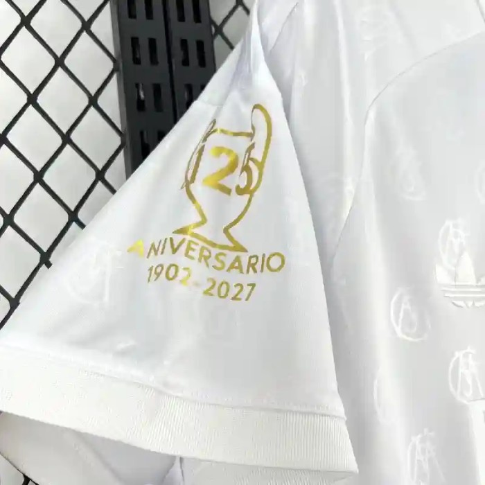 Real Madrid 26/27 White 125th Anniversary Soccer Jersey - Fan Version