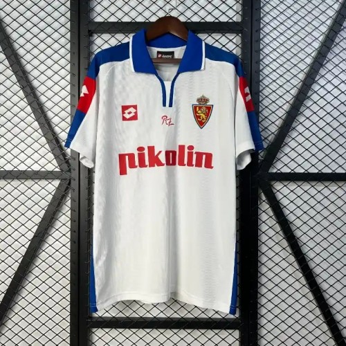 Real Zaragoza 2004 Home Retro Soccer Jersey- Fan Version