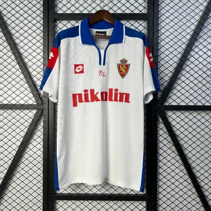 Real Zaragoza 2004 Home Retro Soccer Jersey- Fan Version