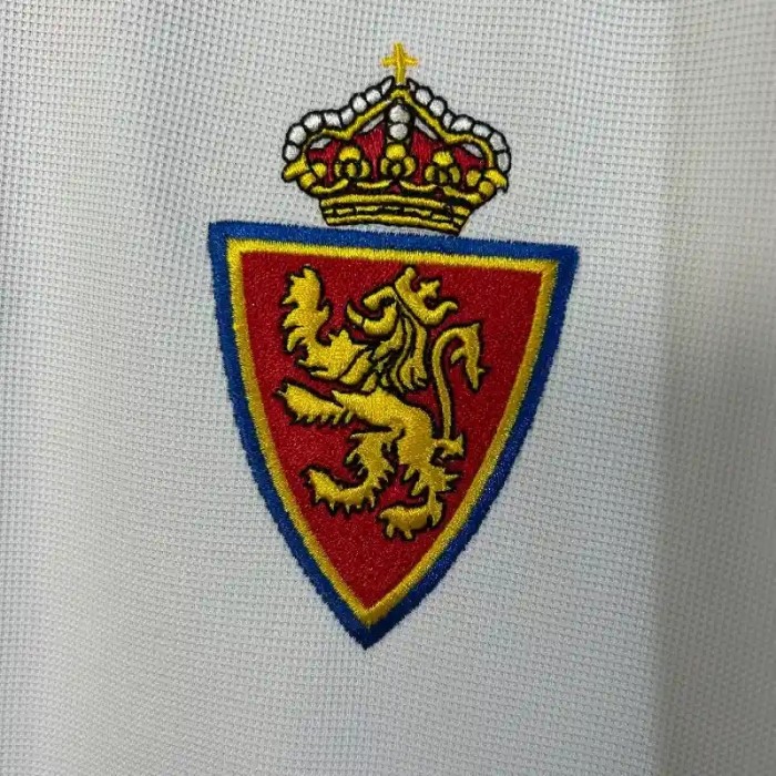 Real Zaragoza 2004 Home Retro Soccer Jersey- Fan Version