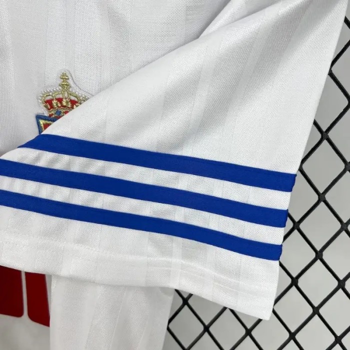 Real Zaragoza 1995-97 Home Retro Soccer Jersey- Fan Version