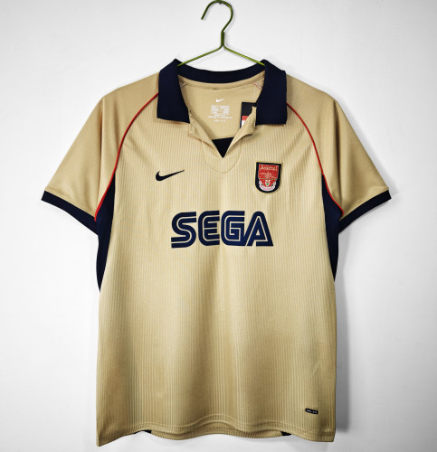 Arsenal 2001-02 Away Retro Soccer Jersey - Fan Version