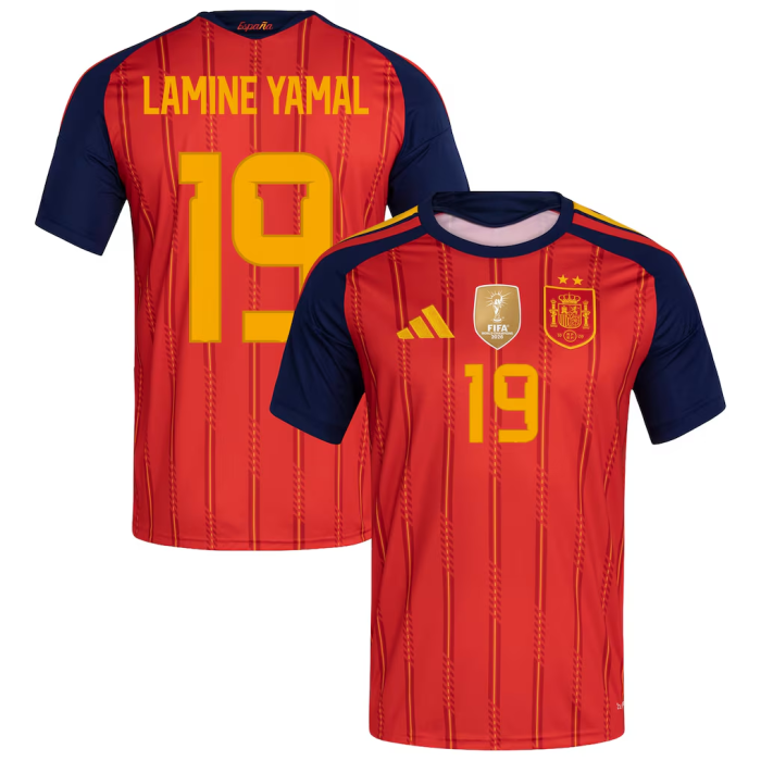（2 Stars ）Spain 2026 World Cup Home Jersey - Fan Version