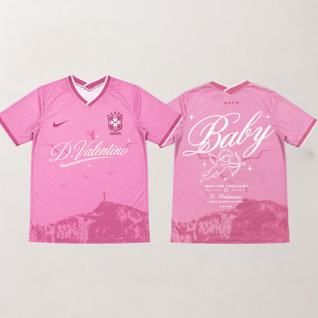 Brazil x D. Valentino Soccer Jersey - Fan Version