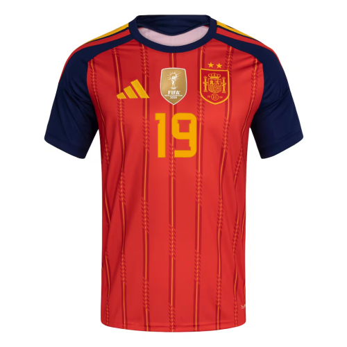 （2 Stars ）Spain 2026 World Cup Home Jersey - Fan Version