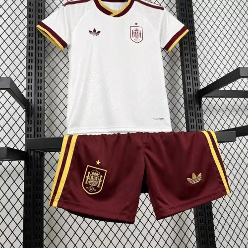（2 Stars ）Spain 2026 World Cup Away – Kids Kit