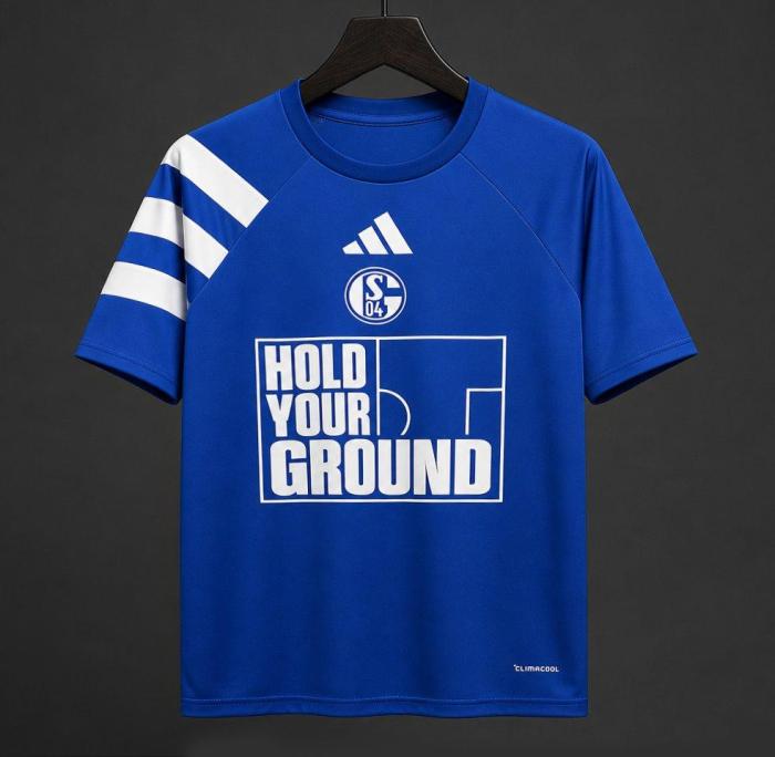 Schalke 26/27 Royal Blue Hold Your Ground  Training Jersey - Fan Version