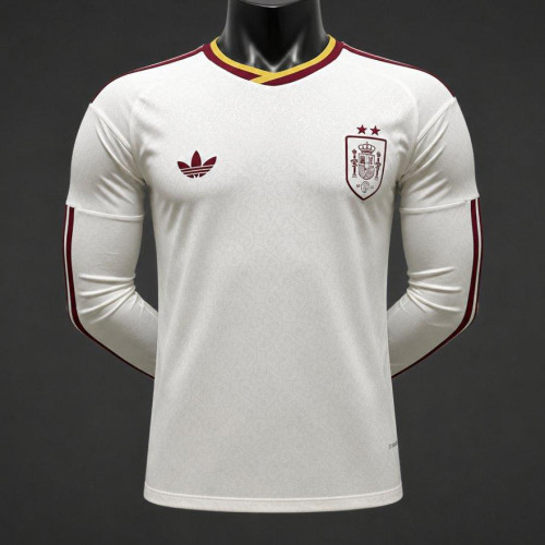 Long Sleeves Spain 2026 World Cup Away Jersey - Player Version