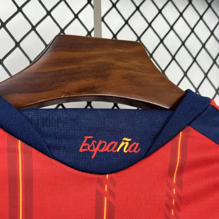 Long Sleeves Spain 2026 World Cup Home Jersey - Fan Version
