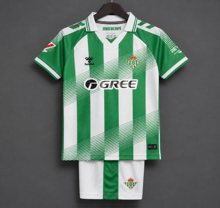 Real Betis 26/27 Home Soccer Jerseys – Kids Kit
