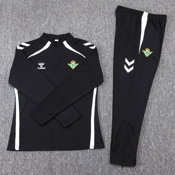Adult Kit 25/26 Real Betis black Training set Football Kit Soccer Kit