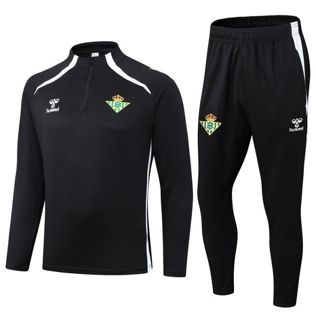 Adult Kit 25/26 Real Betis black Training set Football Kit Soccer Kit