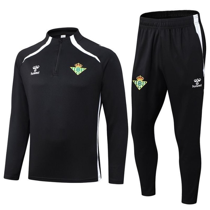 Adult Kit 25/26 Real Betis black Training set Football Kit Soccer Kit