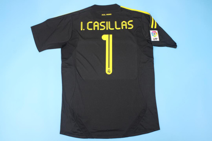 Real Madrid 2011-12 Goalkeeper Retro Soccer Jersey - Fan Version