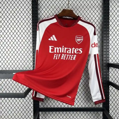 Long Sleeves Arsenal 26/27 Home Jersey - Fan Version