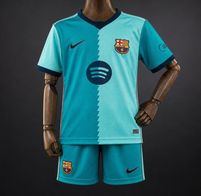 Barcelona 26/27  Third Soccer Jersey – Kids Kit