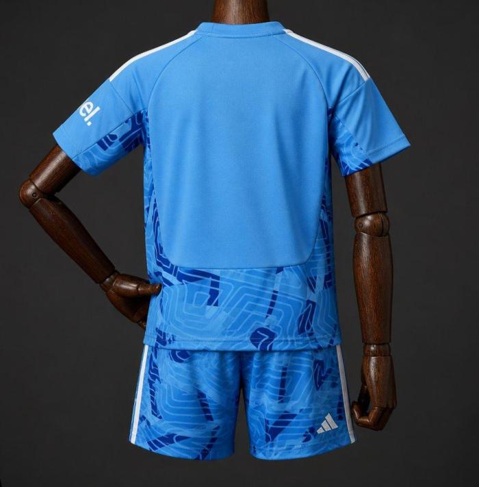 Arsenal 26/27 Blue Goalkeeper Soccer Jerseys – Kids Kit