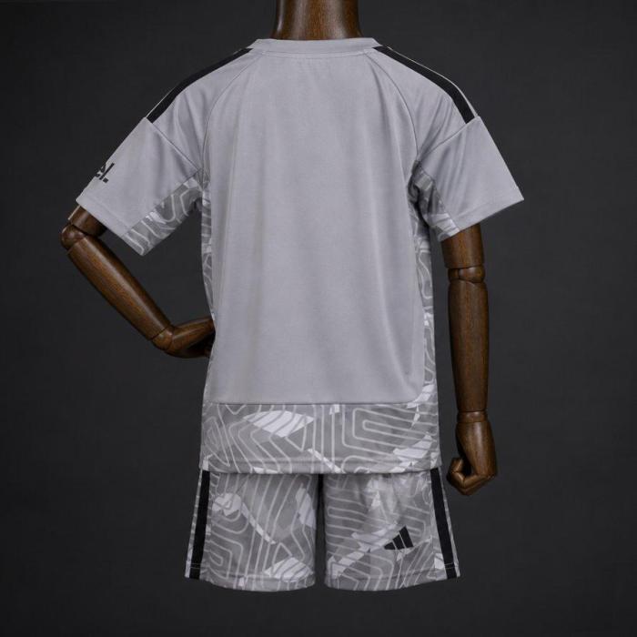 Arsenal 26/27 Grey Goalkeeper Soccer Jerseys – Kids Kit