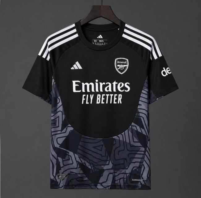 Arsenal 26/27 Goalkeeper Black Soccer Jersey - Fan Version