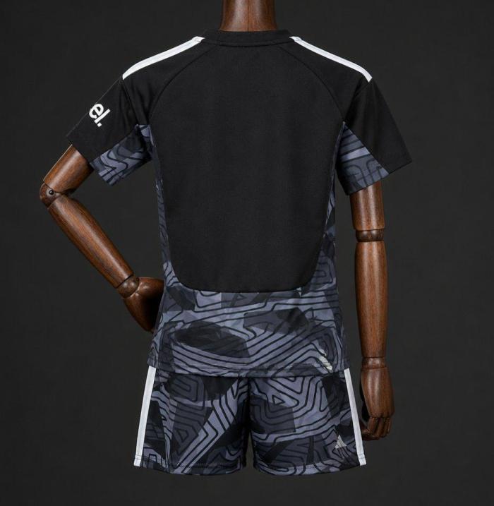 Arsenal 26/27 Black Goalkeeper Soccer Jerseys – Kids Kit
