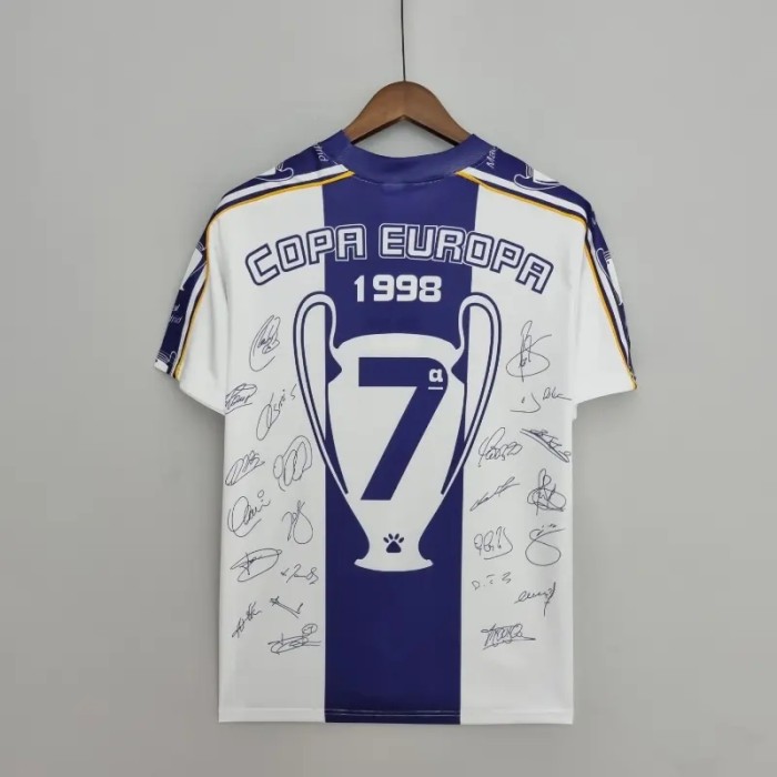 Real Madrid 1997-98 Champions League 7 Champions Commemorative Edition - Fan Version