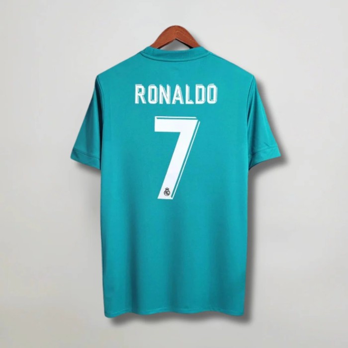 Real Madrid 2017-18 Retro Third Soccer Jersey - Fan Version