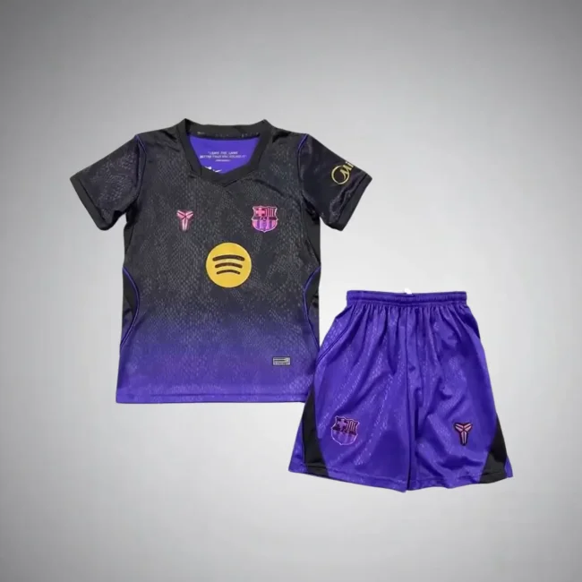 Barcelona 26/27 Away Soccer Jersey – Kids Kit