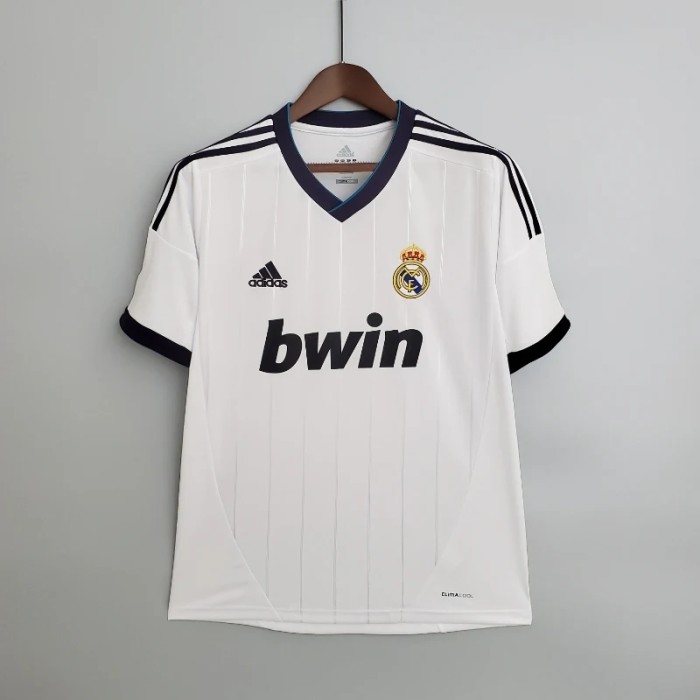 Real Madrid 2012-13 Retro Home Soccer Jersey - Fan Version