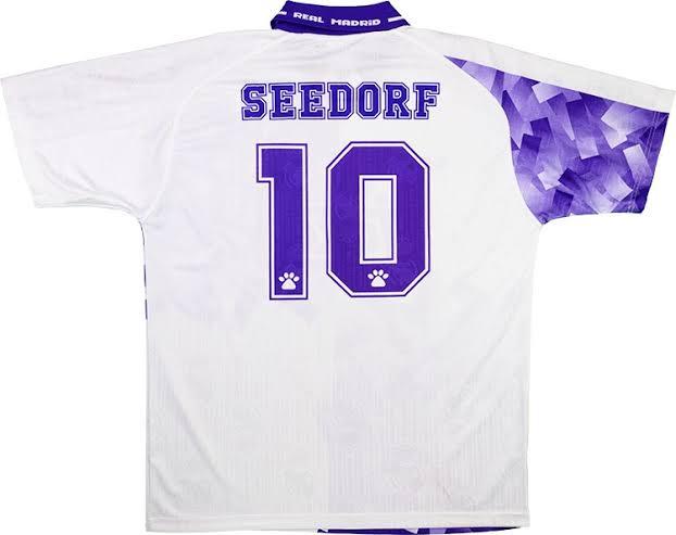 Real Madrid 1996-97 Retro Third Soccer Jersey - Fan Version