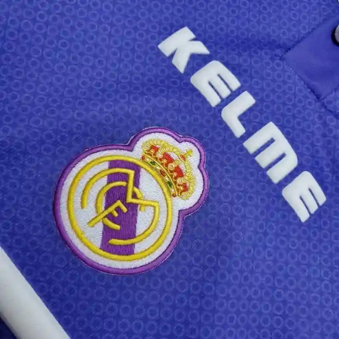 Real Madrid 1997-98 Retro Away Soccer Jersey - Fan Version