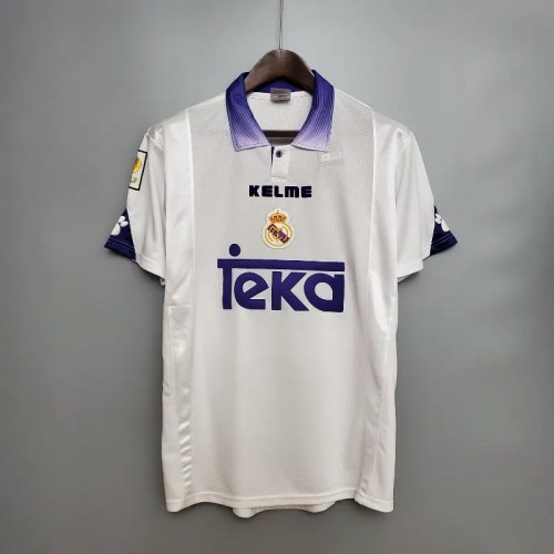 Real Madrid 1997-98 Retro Home Soccer Jersey - Fan Version