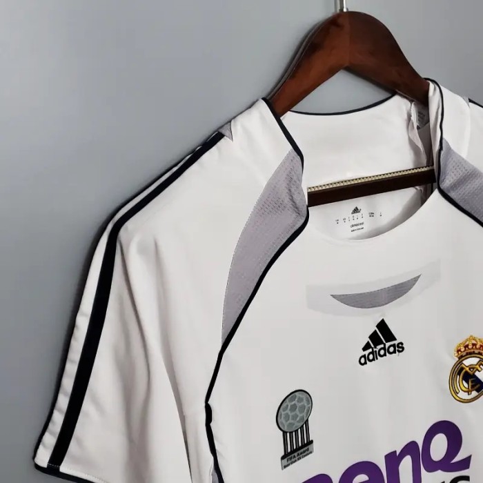 Real Madrid 2006-07 Retro Home Soccer Jersey - Fan Version