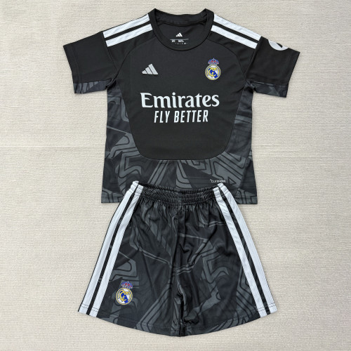Real Madrid 26/27 Goalkeeper Soccer Jersey- Kids Kit