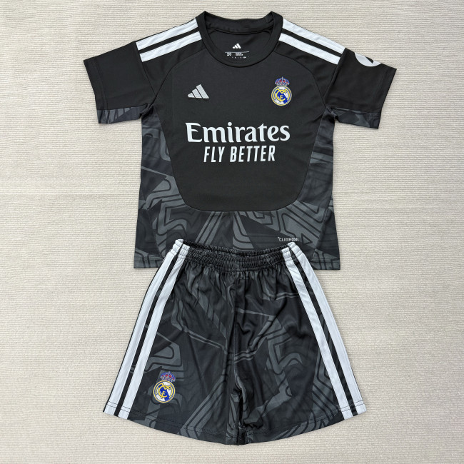 Real Madrid 26/27 Goalkeeper Soccer Jersey- Kids Kit