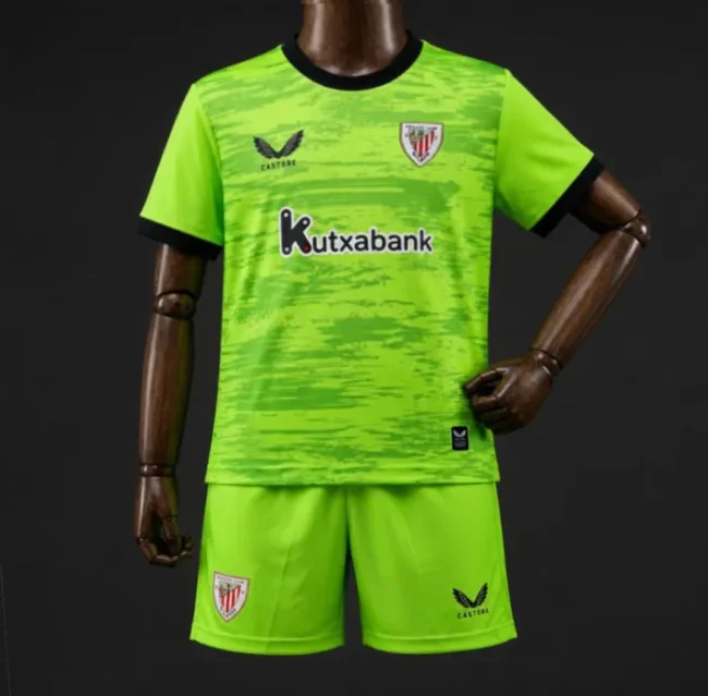 Athletic Bilbao 26/27 Goalkeeper Soccer Jerseys – Kids Kit