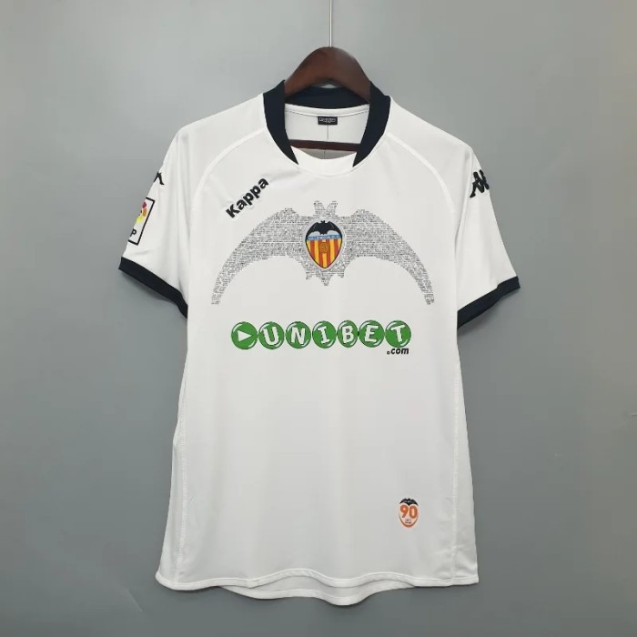 Valencia 2009-10 Home Retro Soccer Jersey - Fan Version