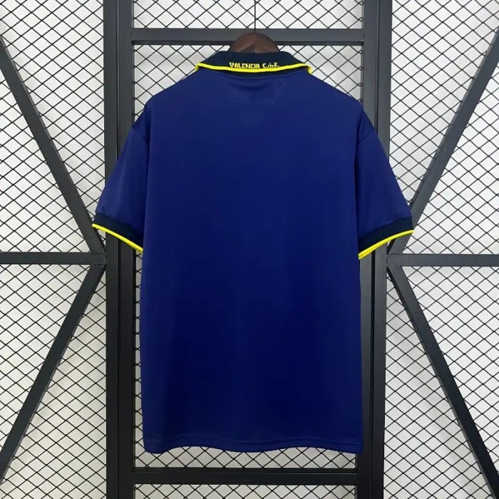 Valencia 1996-97 Away Retro Soccer Jersey - Fan Version
